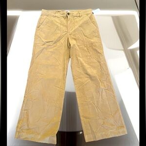 Vintage Weatherproof Stretch Corduroy Tan Wide-Leg Stretch Pockets 98%COTTON NWT